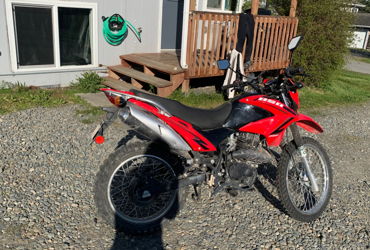 2017 BASHAN BSR250 motorcycle for rent near Homer, AK