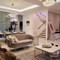 kbinet-classic-modern-malaysia-selangor-dining-room-living-room-interior-design