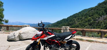 2019 DUCATI HYPERMOTARD 950 SP motorcycle for rent near La Crescenta-Montrose, CA