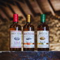 Bouteilles de Whisky de la distillerie Ben Nevis dans les Highlands de l'ouest d'Ecosse