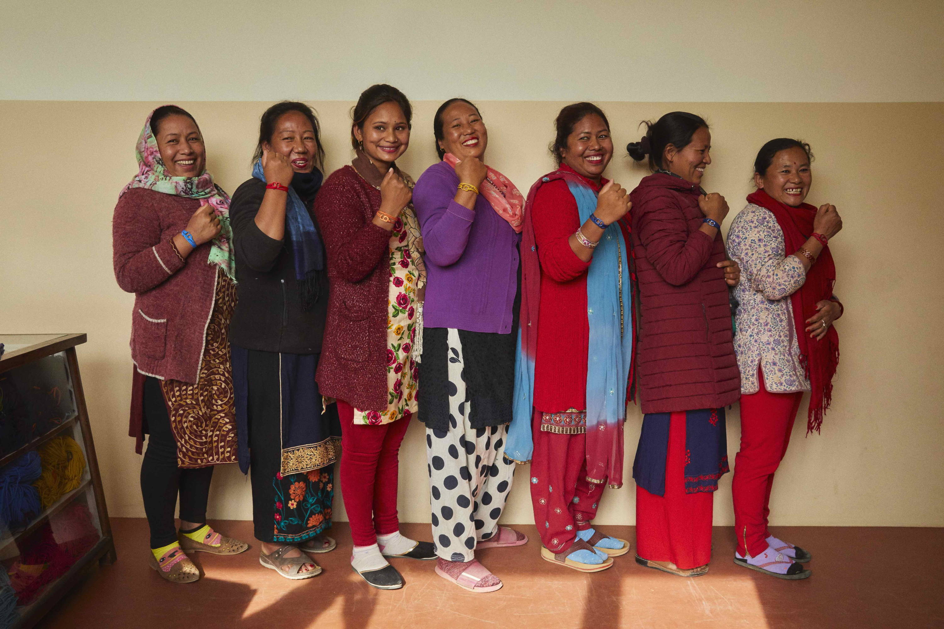 The #TOGETHERBAND team in Nepal