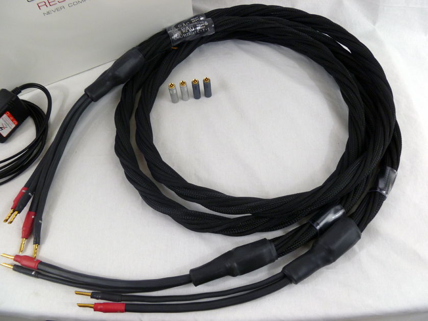 Synergistic Research Element C.T.S. Speaker Cables - 8 feet, excellent condition