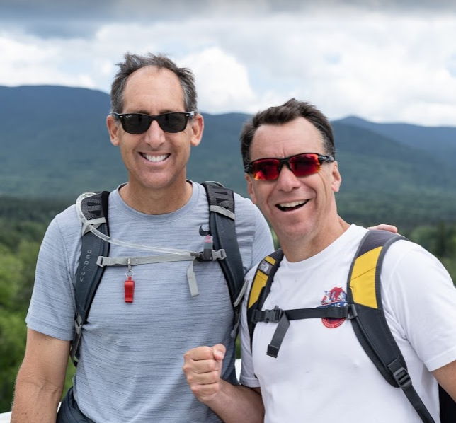 ​ Craig Gordon and Chip Roame ready to climb rocks and blow whistles. ​