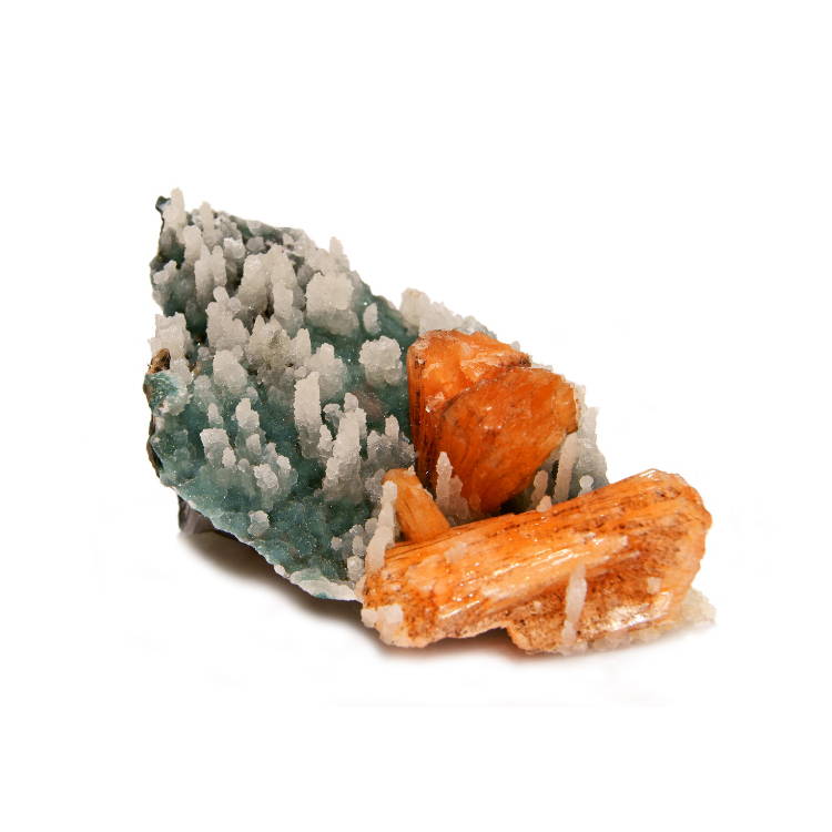 orange crystals