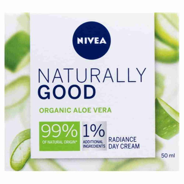 Nivea Naturally Good Radiance Day Cream With Organic Aloe Vera
