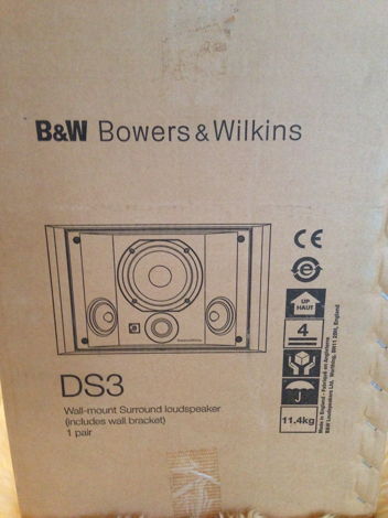 B&W Bowers & Wilkins DS3 Wall Mount Surround Speaker