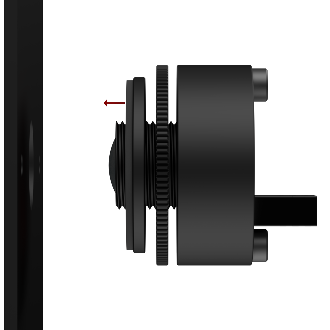 Black Faradite Motion Sensor 360 Volt Free dry contact push fit terminals