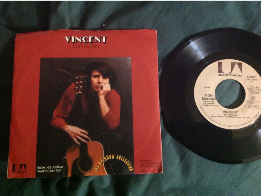 Don McLean - Vincent 45 With Sleeve NM