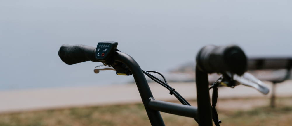 an electric bike near the beach