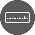 EKG-Monitor mit Bildschirm