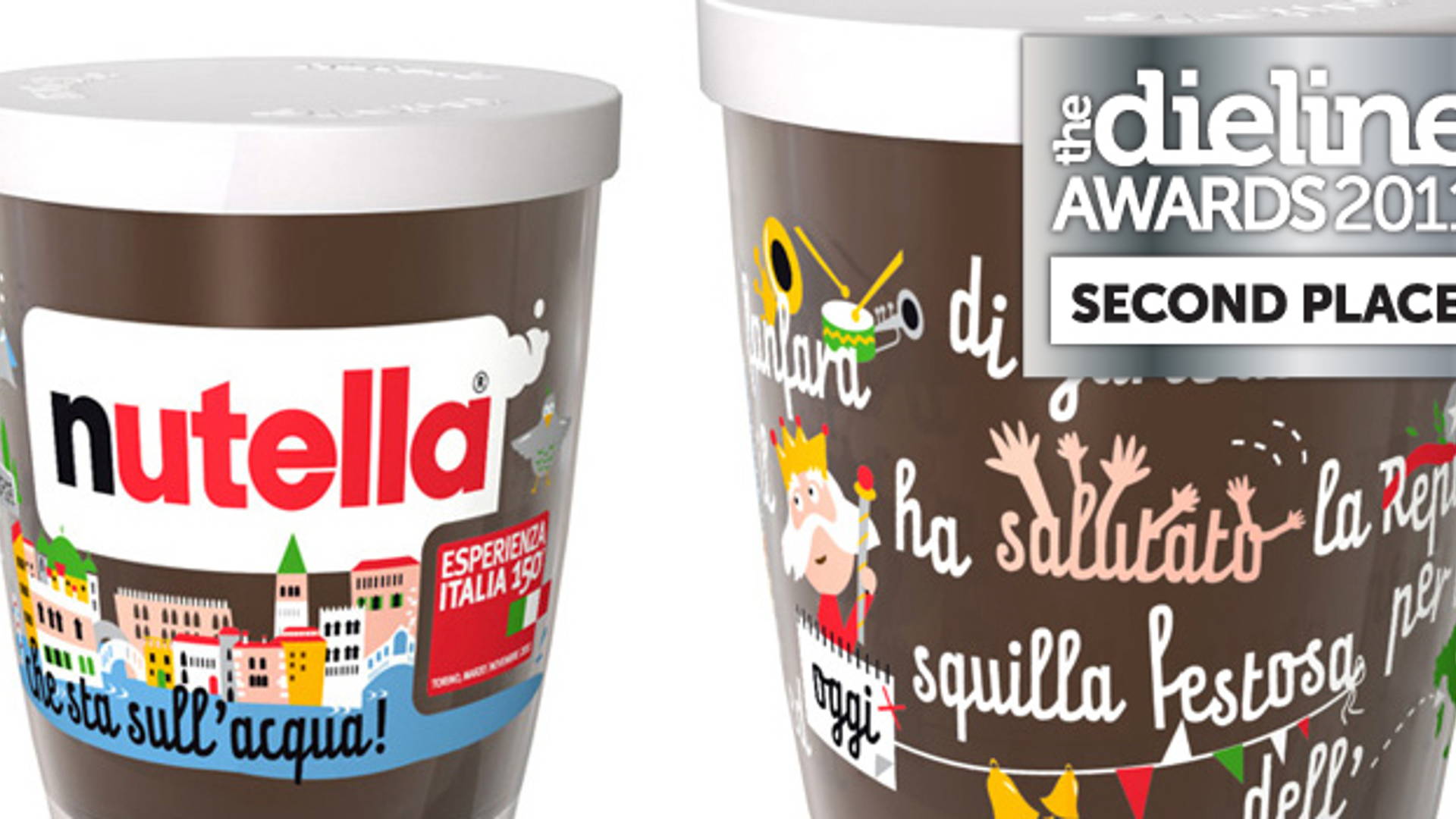 Featured image for The Dieline Awards 2011: Second Place - Nutella Ferrero Limited Edition-Celebration of the 150th Anniversary