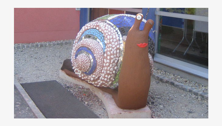 atelier farnsworth mosaik schnecke