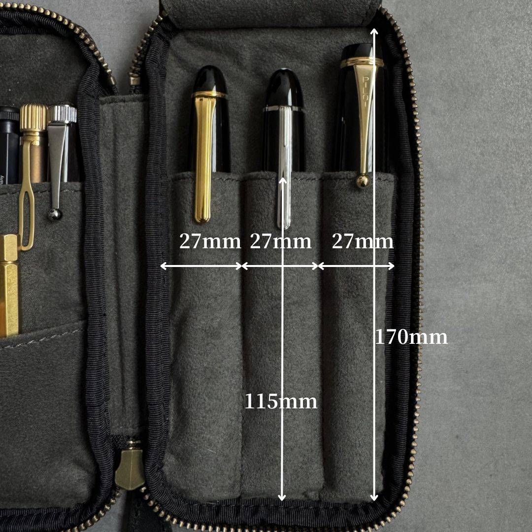 Pebble Nume: Zip Pen Case for Stationery Enthusiasts – &Liebe