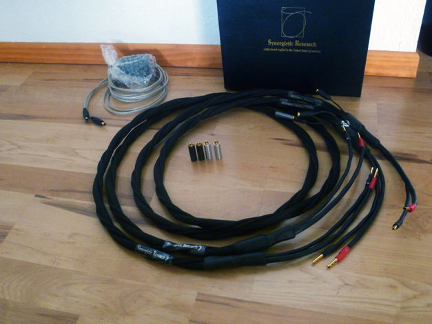Synergistic Research Element Tungsten Speaker Cables