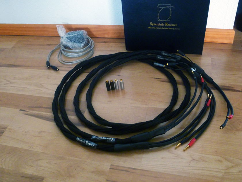 Synergistic Research Element Tungsten Speaker Cable 8ft. - trade-in in excellent condition