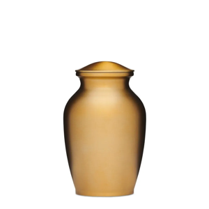 Children/Baby Matte Gold Alloy Urn