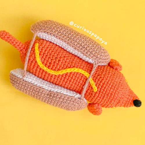Weenston the Weiner Dog Crochet Pattern