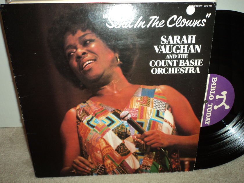 Sarah Vaughan  - and the Count Basie Orchestra "Send in the Clowns" Pablo NM