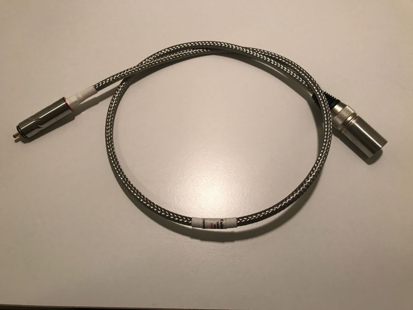 Cabledyne Devialet Silver RCA-XLR Digital Adapter "Link" Cable .7m **Free Shiiping and No PayPal fee**