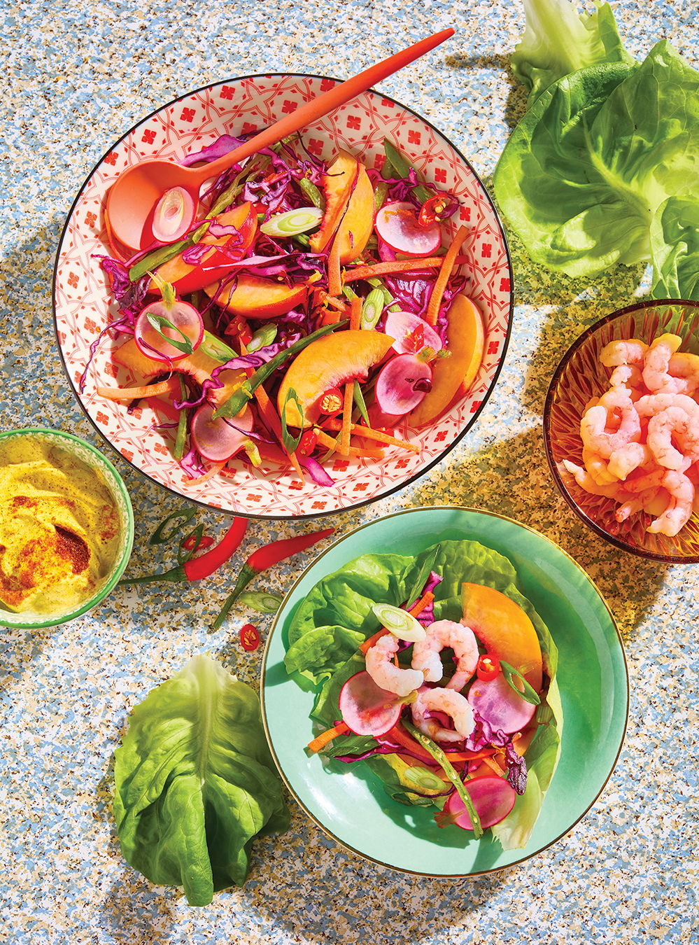 Nordic Shrimp Lettuce Wraps | RICARDO