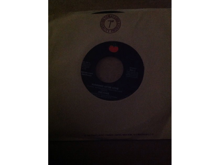 Melanie - Running After Love Double Sided Stereo Promo 45 Single Tomato Records Vinyl NM