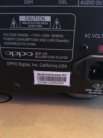 OPPO BDP-105 SACD/CD Player