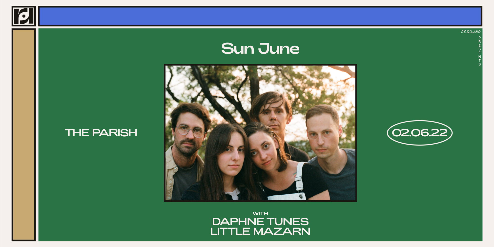 Resound Presents: Sun June w/ Daphne Tunes and Little Mazarn at The Parish - 2/6 promotional image