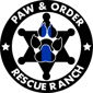 Paw and Order Rescue Ranchh logo