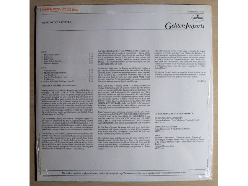 Frederick Fennell - Music Of Cole Porter - Netherlands Import Mercury SRI 75110