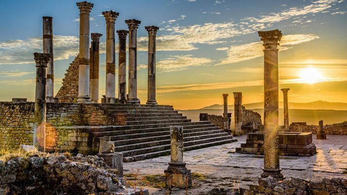 The archaeological site of Volubilis was inscribed as a UNESCO World Heritage Site in 1997