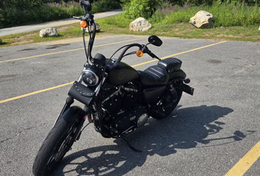 2020 HARLEY-DAVIDSON XL883N IRON 883 motorcycle for rent near Manchester, NH