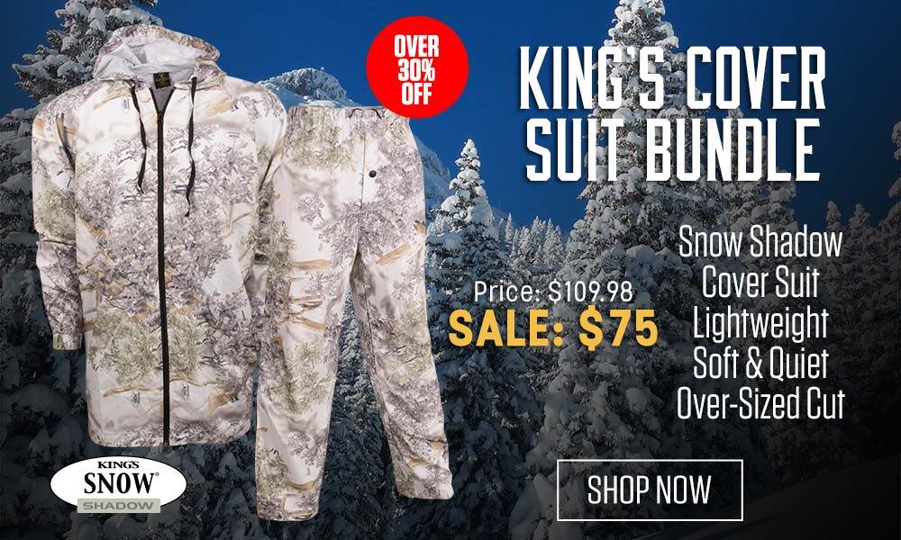 3pc Kings Camo Hunter Series Pants Shirt Hoodie Bundle Desert Shadow Big & Tall 