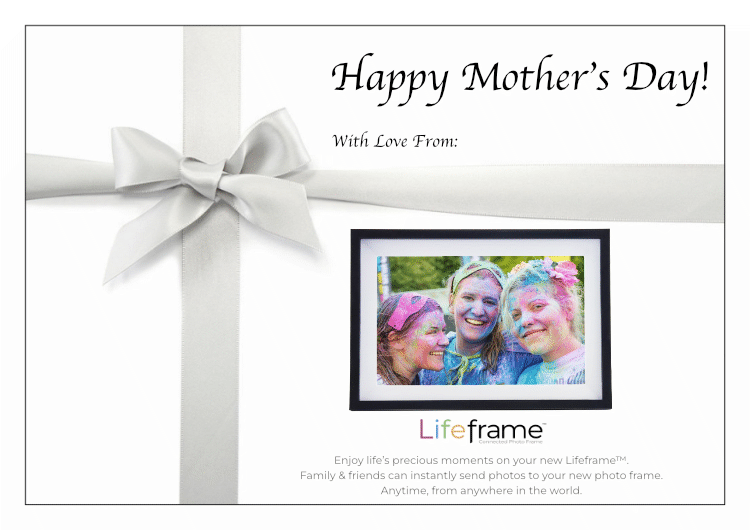 Digital Photo Frame, Gift Certificate, 10" Lifeframe, Metro Charcoal