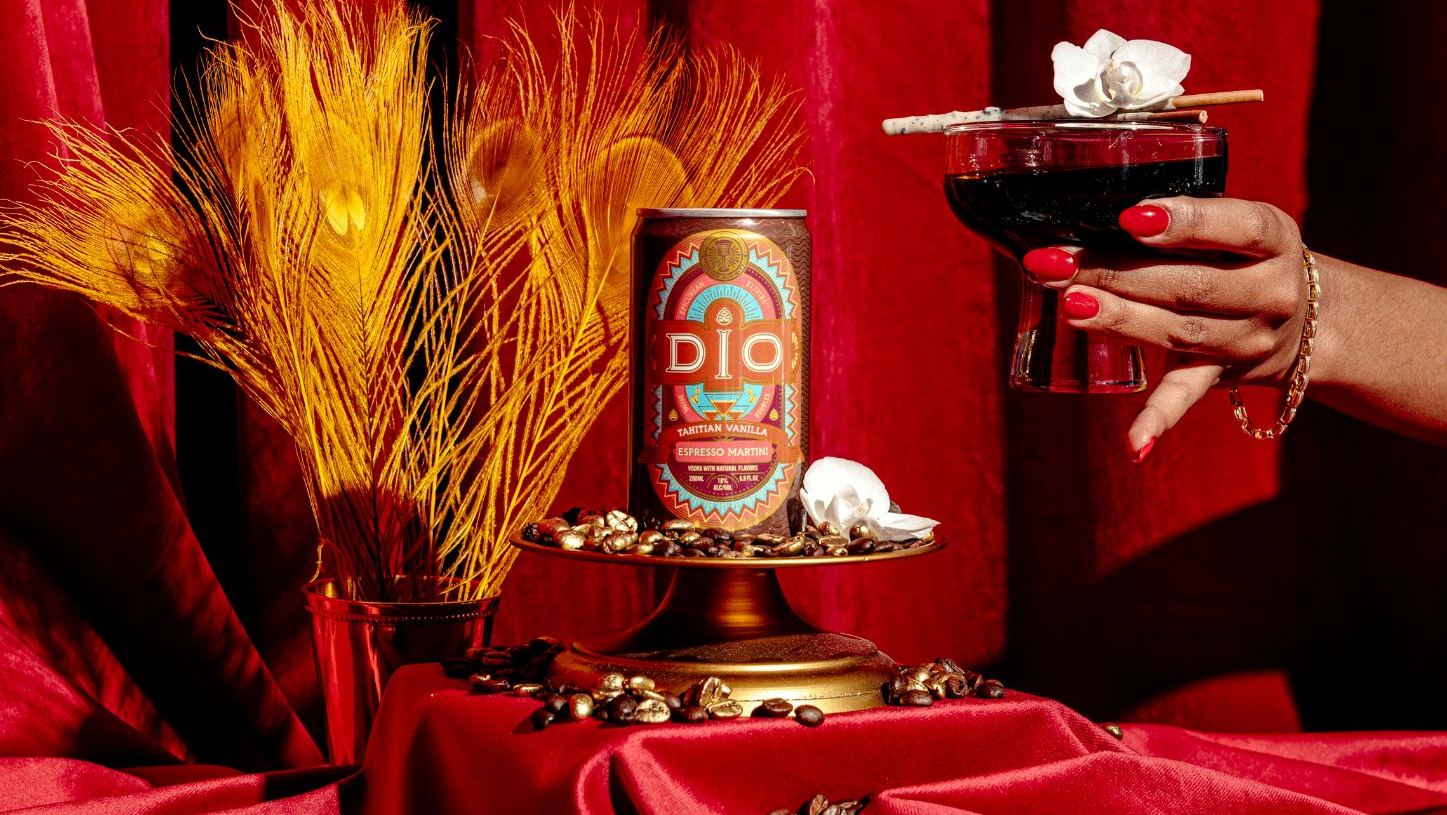 Dio’s Canned Cocktail Design Dares You to Live Like Dionysus