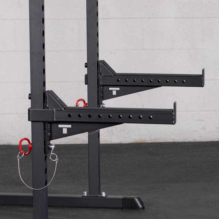 Performing Titan Fitness T-2 Series Safety Spotter Arms