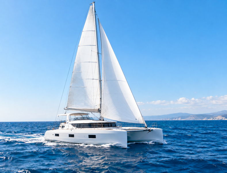 Catamaran en navigation, programme de formation Ocean Skills