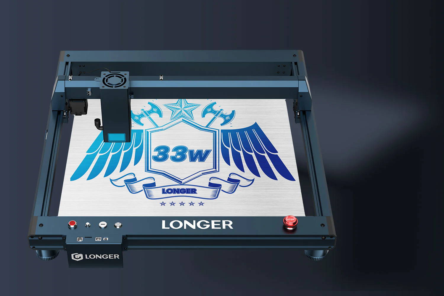 LONGER LASER B1 Laser Engraver multi color - GearBerry