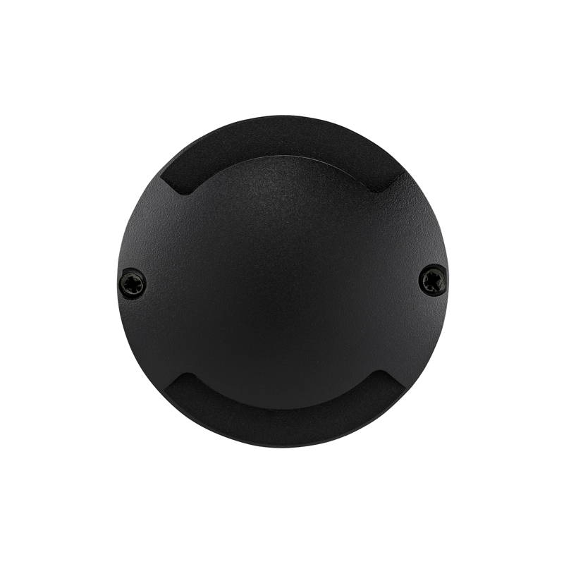 HV2872T-BLK-12V - Dome Black Aluminium Two Way LED Deck Lights