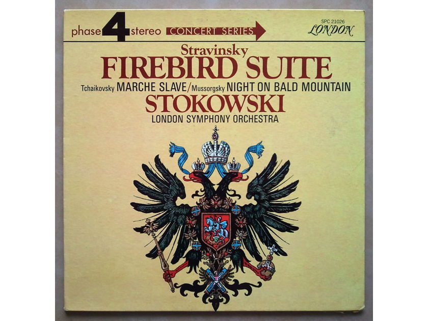 London Phase 4/Stokowski/Stravinsky - Firebird Suite, Tchaikovsky Marche Slave Mussorgsky Night on Bald Mountain / NM