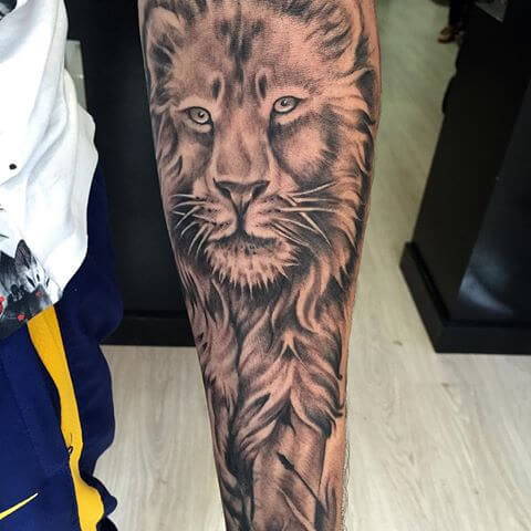 Tatouage Felin Mollet