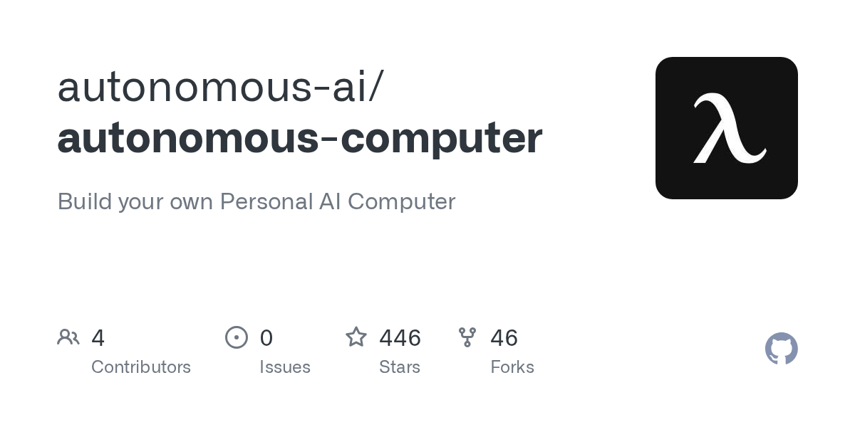 Build Your Own Personal AI Computer