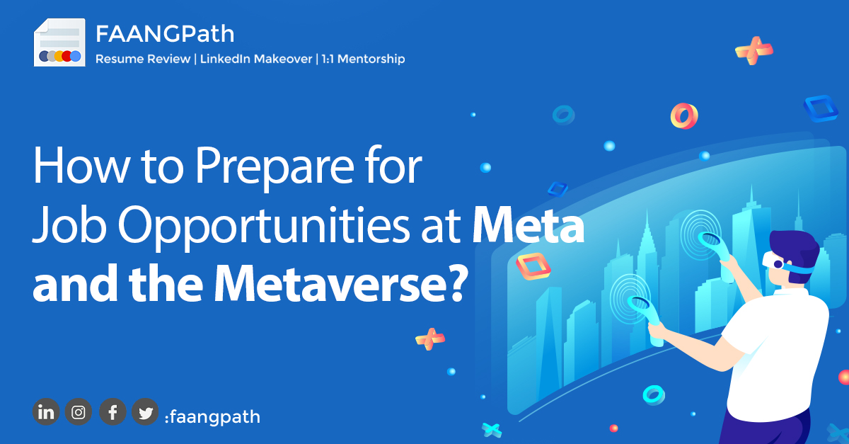 How to Prepare for Job Opportunities at Meta and the Metaverse?