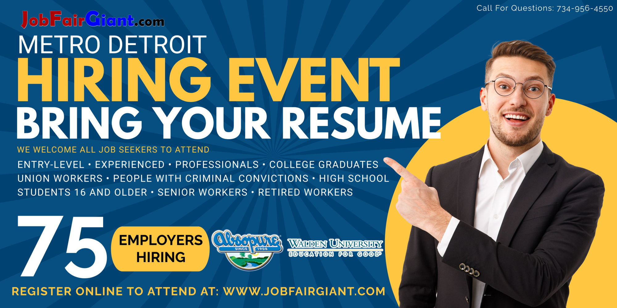 Michigan Metro Detroit Job Expo promotional image