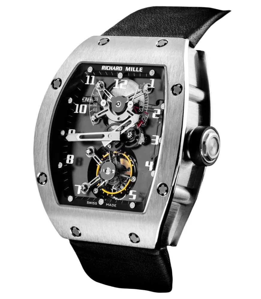 White gold tourbillon