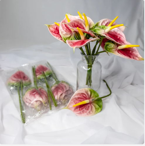 Anthurium Small Red - Realistic Artificial Flowers - Image 4
