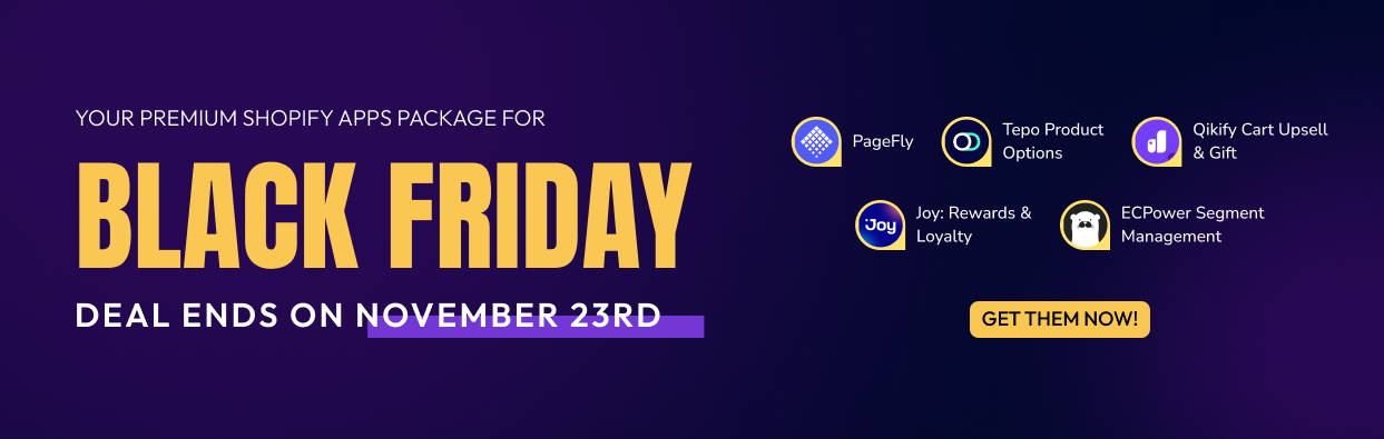 Qikify Shopify Booster Package for Black Friday