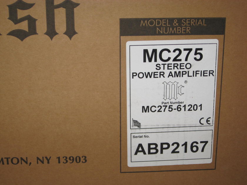 McIntosh MC-275 Mark VI Amplifier