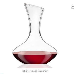 Godinger Wine Decanter Carafe, Hand Blown Wine Decanter Aerator - Wine Gifts