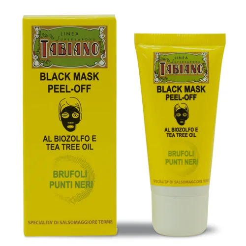 Schwarze Gesichtsmaske Peel-off Mit Bio Schwefel Und Teebaumöl
