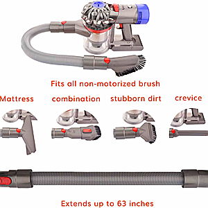 Flexible Extension Hose Attachment for Dyson GEN 5 G5 V15 V12 V8 V7 V10 V11 Detect Torque Drive Outsize Absolute Animal Trigger Motorhead Trigger Cordless Vacuum Cleaner Accessories